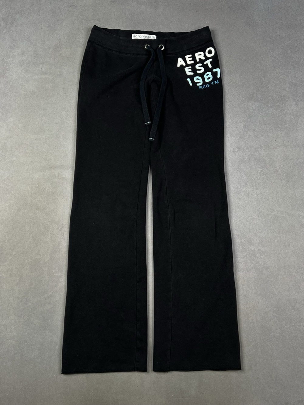 Aeropostale 87 Fit & Flare Sweatpants Black Small